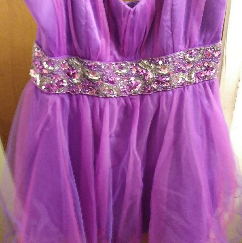 Purple Homecoming Dress